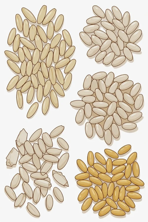 White Rice Variaties